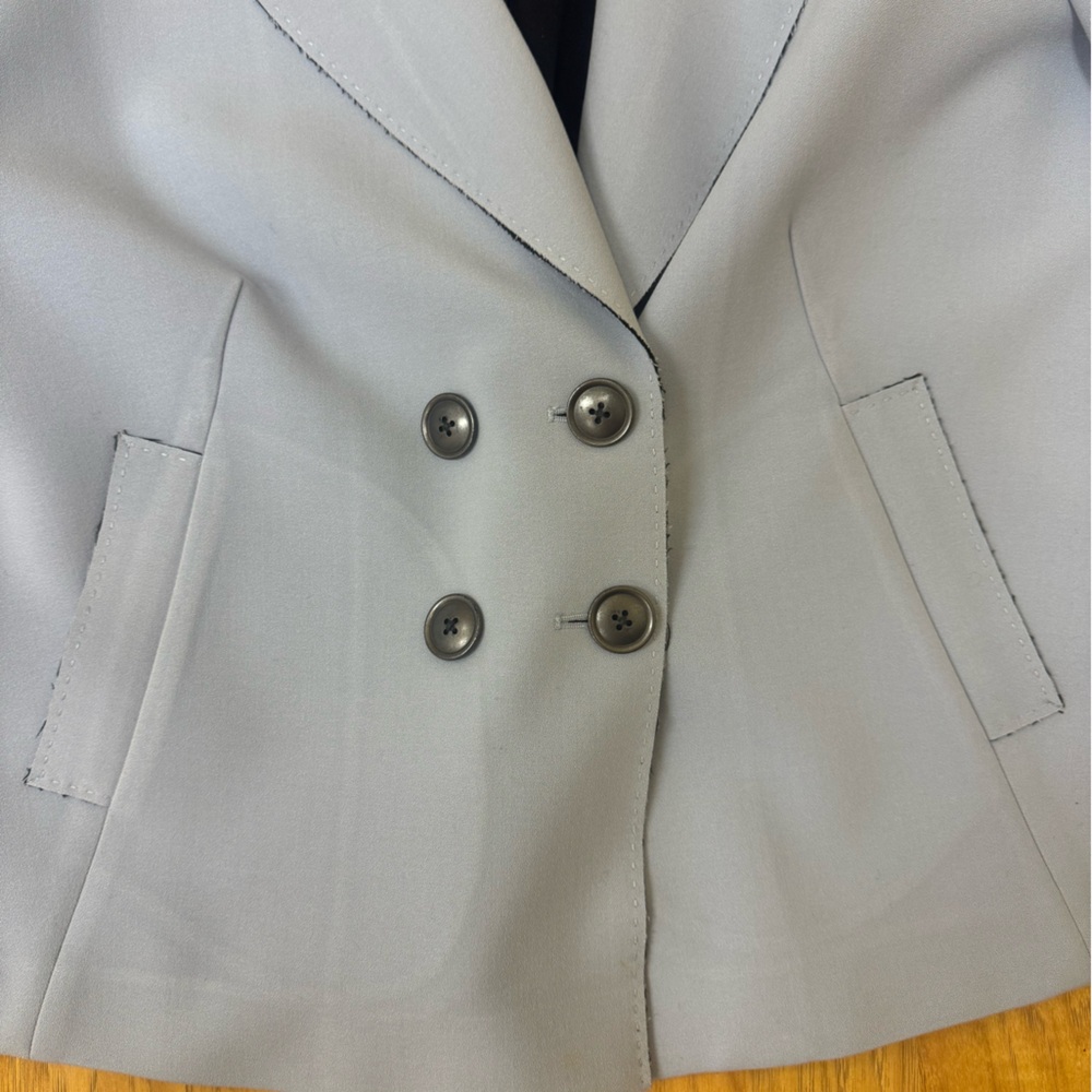 Halogen Light Blue Double Breasted Blazer - image 3